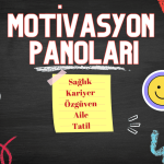 Motivasyon Panosu ve Hedef Panosu Örnekleri